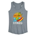 thumbnail image 1 of The Grinch - Stoked - Women's Racerback Tank Top, 1 of 4