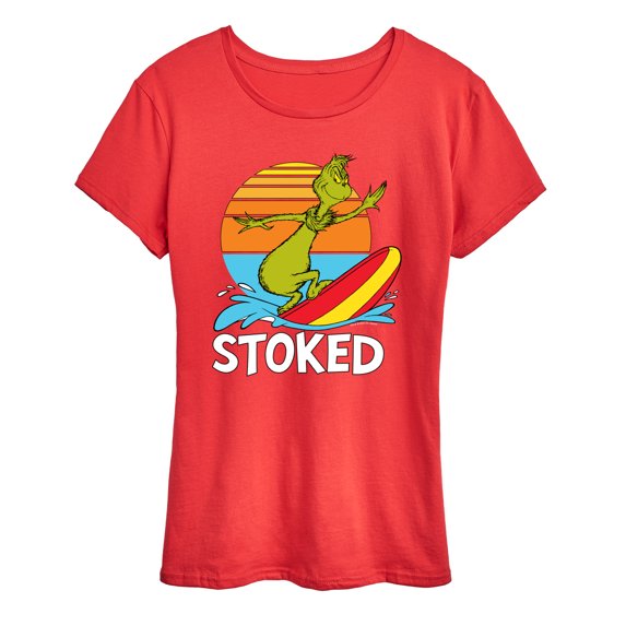 The Grinch - Stoked - Women's Short Sleeve Graphic T-Shirt