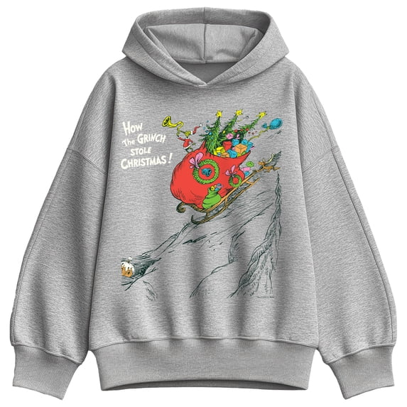 The Grinch - Stole Christmas Women's Oversized Fleece Hoodie Sweatshirt