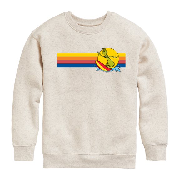 The Grinch - Surf Retro - Toddler & Youth Crewneck Fleece Sweatshirt