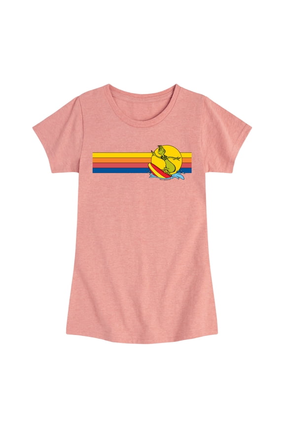 The Grinch - Surf Retro - Toddler & Youth Girls Short Sleeve Graphic T-Shirt