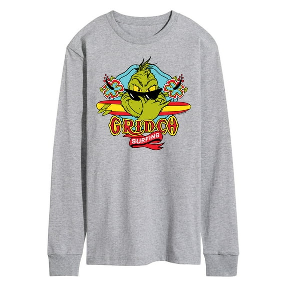 The Grinch - Surfing - Men's Long Sleeve T-Shirt