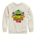 thumbnail image 1 of The Grinch - Surfing - Toddler & Youth Crewneck Fleece Sweatshirt, 1 of 4