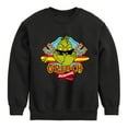 thumbnail image 1 of The Grinch - Surfing - Toddler & Youth Crewneck Fleece Sweatshirt, 1 of 4
