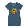 thumbnail image 1 of The Grinch - Surfing - Toddler & Youth Girls Fleece Dress, 1 of 4