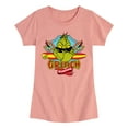 thumbnail image 1 of The Grinch - Surfing - Toddler & Youth Girls Short Sleeve Graphic T-Shirt, 1 of 4