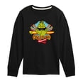 thumbnail image 1 of The Grinch - Surfing - Toddler & Youth Long Sleeve Graphic T-Shirt, 1 of 4