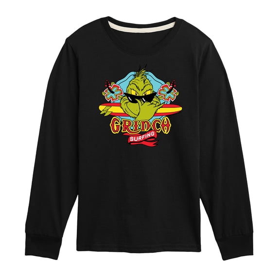 The Grinch - Surfing - Toddler & Youth Long Sleeve Graphic T-Shirt