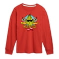 thumbnail image 1 of The Grinch - Surfing - Toddler & Youth Long Sleeve Graphic T-Shirt, 1 of 4