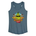 thumbnail image 1 of The Grinch - Surfing - Women's Racerback Tank Top, 1 of 4