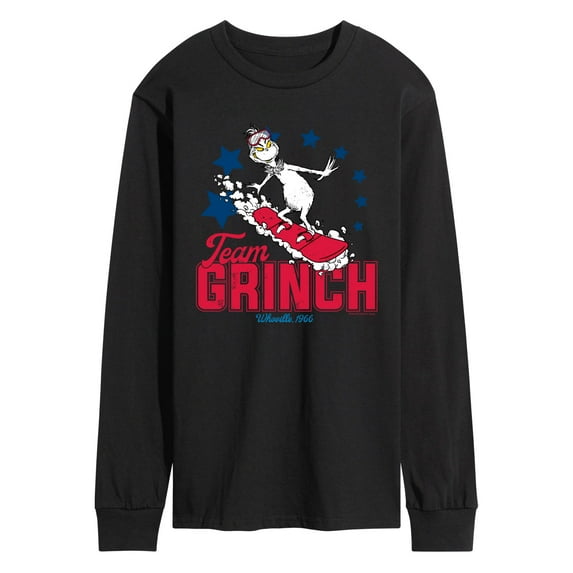 The Grinch - Team Grinch - Men's Long Sleeve Graphic T-Shirt