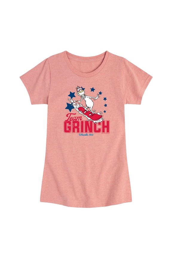 The Grinch - Team Grinch - Toddler Girls Fitted Short Sleeve T-Shirt