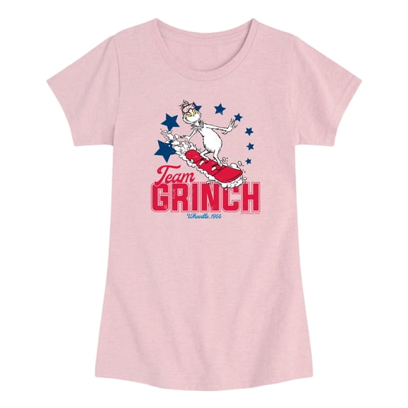 The Grinch - Team Grinch - Toddler Girls Fitted Short Sleeve T-Shirt