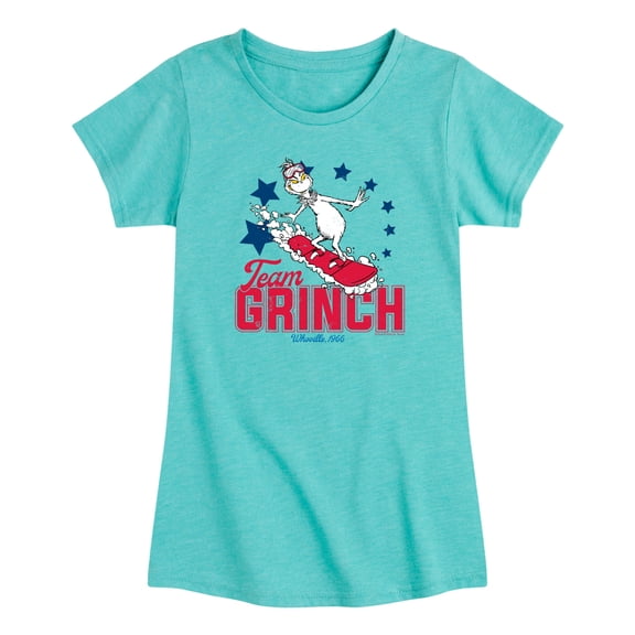The Grinch - Team Grinch - Toddler Girls Fitted Short Sleeve T-Shirt