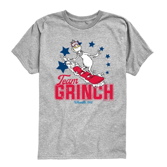 The Grinch - Team Grinch - Youth Boys Short Sleeve Graphic T-Shirt