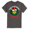 thumbnail image 1 of The Grinch - This Is Me Being Jolly - Men's Short Sleeve Graphic T-Shirt, 1 of 5