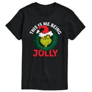 DR. SEUSS The Grinch - This Is Me Being Jolly - Men's Short Sleeve Graphic T-Shirt