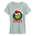 thumbnail image 1 of The Grinch - This Is Me Being Jolly - Women's Short Sleeve Graphic T-Shirt, 1 of 3