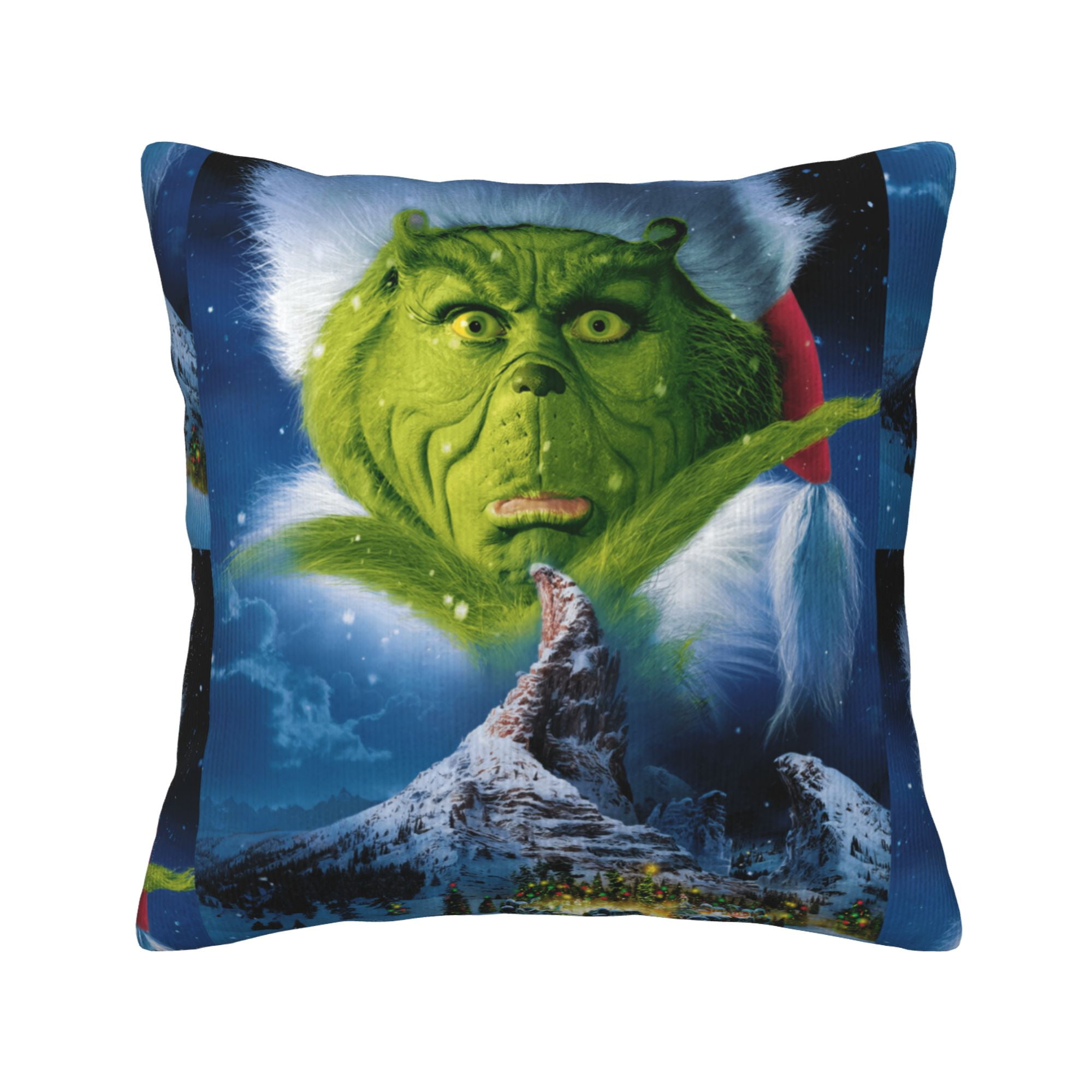 The Grinch Throw Pillow Covers, Corduroy Decor Pillow Covers Fall