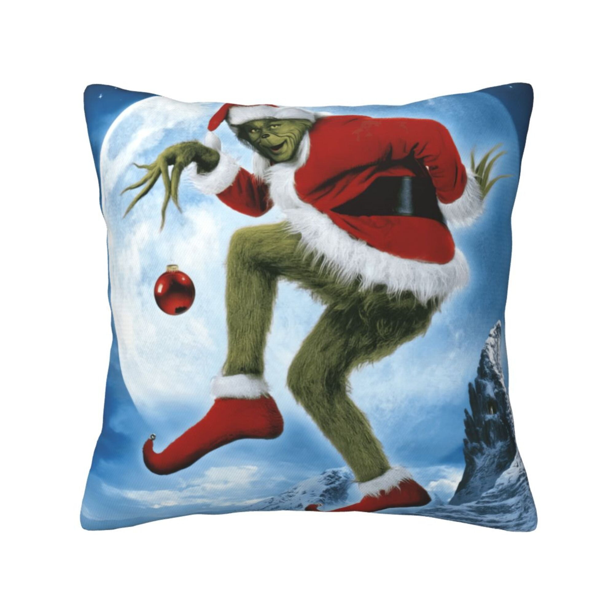 The Grinch Throw Pillow Covers, Season Decor Pillow Covers Fall Decorations Couch Pillowcase