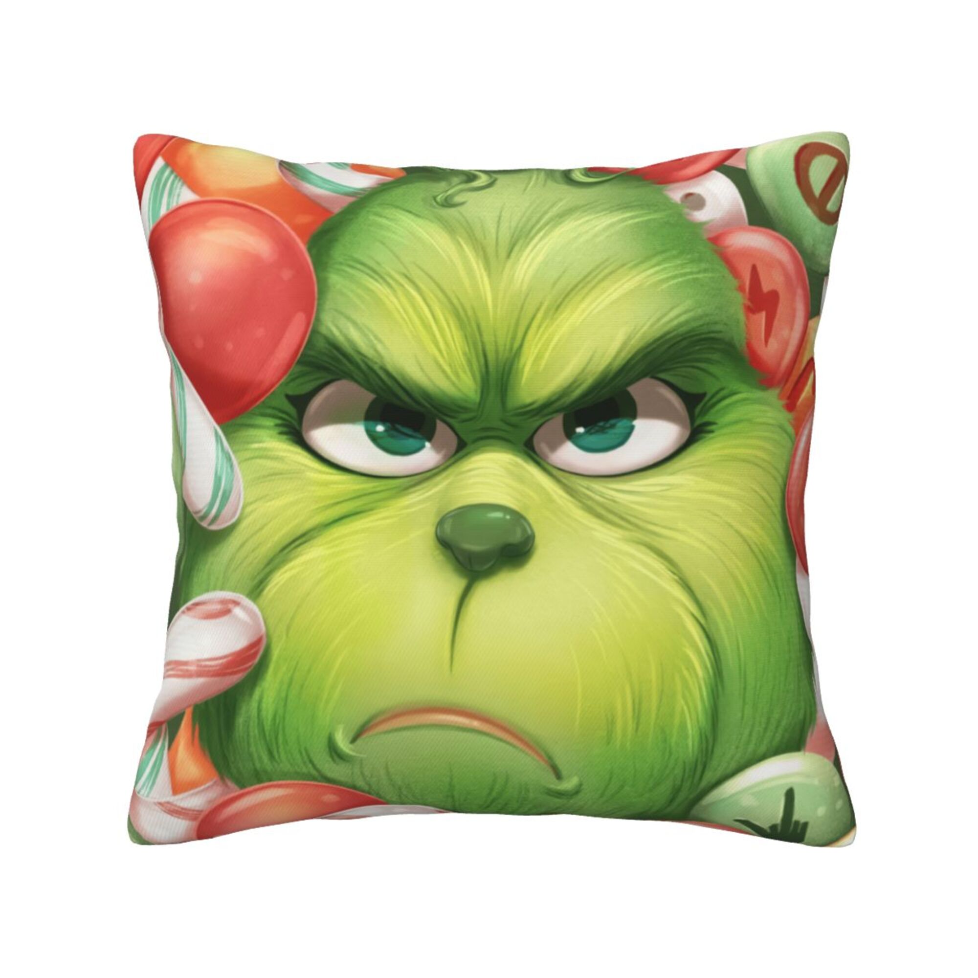 The Grinch Throw Pillow Covers, Season Decor Pillow Covers Fall Decorations Couch Pillowcase