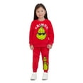 thumbnail image 1 of The Grinch Toddler Long Sleeve Sweatshirt and Jogger Set, Sizes 2T-5T, 1 of 6