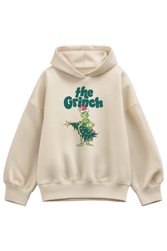 The Grinch - Tree - Women's Oversized Fleece Hoodie Sweatshirt