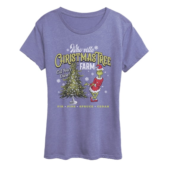 The Grinch - Tree - Women's Short Sleeve Graphic T-Shirt