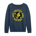 thumbnail image 1 of The Grinch - Tricks And Treats The Grinch - Women's Lightweight French Terry Long Sleeve Shirt, 1 of 5