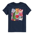 thumbnail image 1 of The Grinch - Vintage Squares - Youth Boys Short Sleeve Graphic T-Shirt, 1 of 4