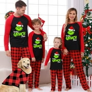 The Grinch Who Stole Christmas Matching Family Pajama Sets For Men, Women, Kids, Toddlers TKing Fashion Baby 18 Months