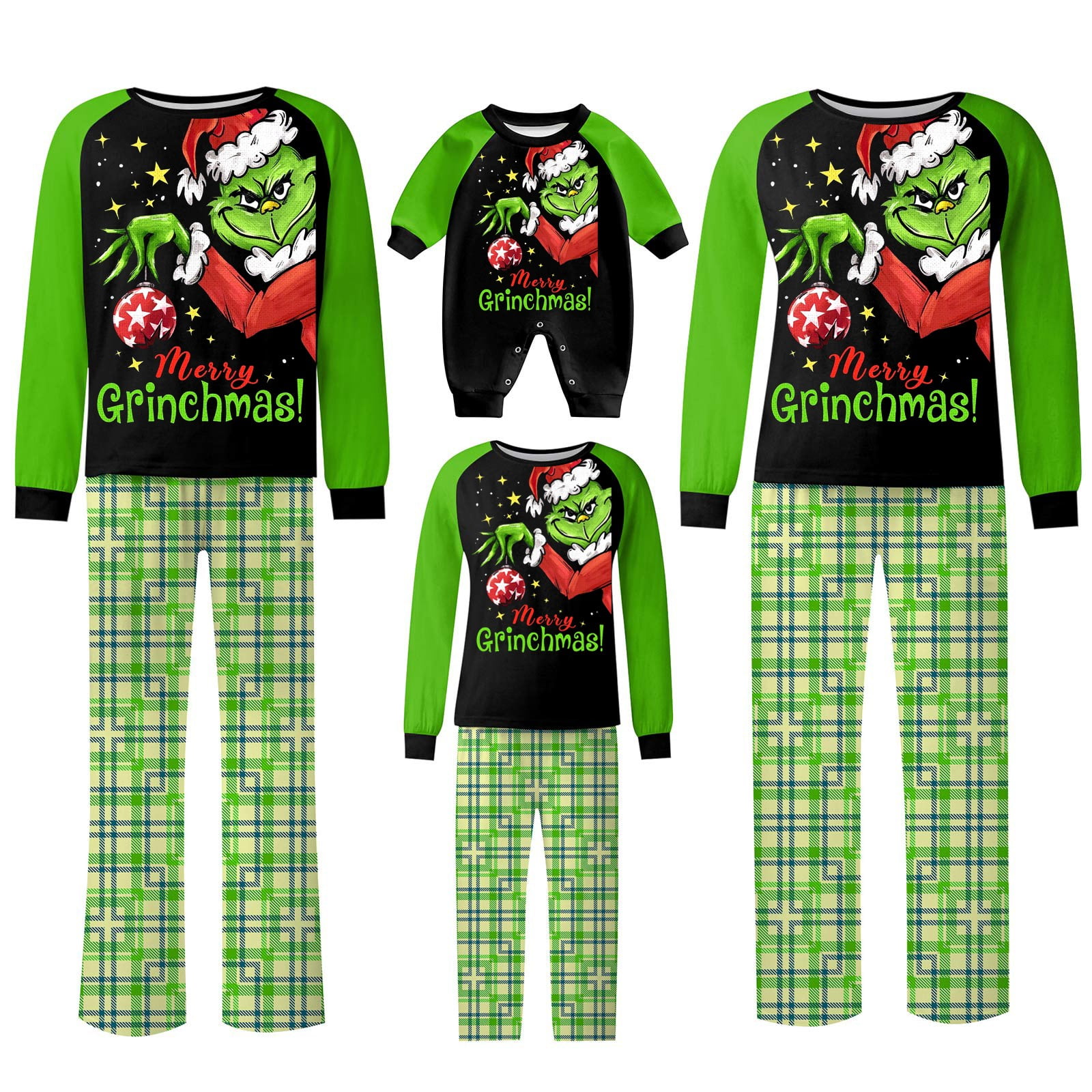 The Grinch Who Stole Christmas Matching Family Pajama Sets For Men