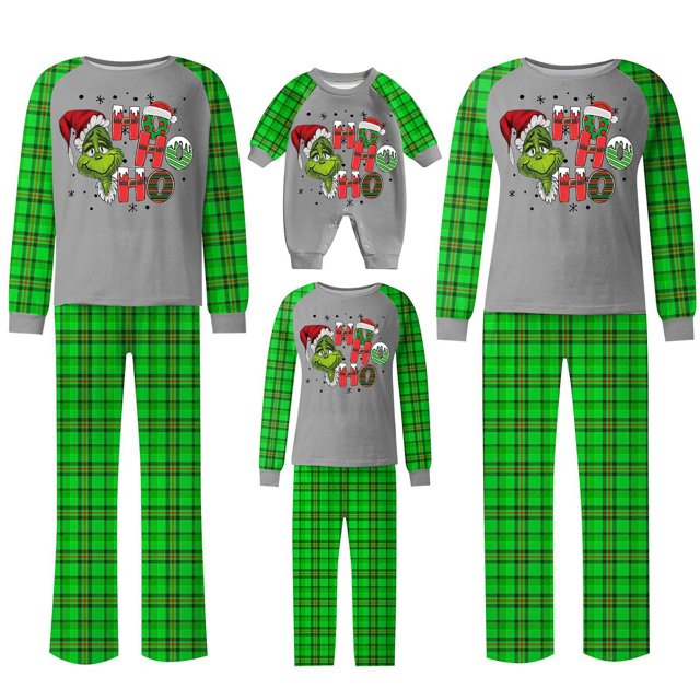 The Grinch Who Stole Christmas Matching Family Pajama Sets For Men