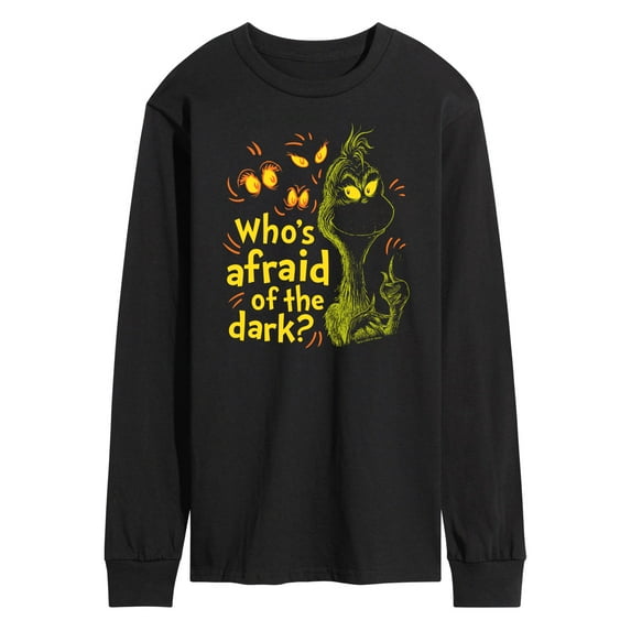 The Grinch - Who's Afraid Of The Dark - Men's Long Sleeve T-Shirt