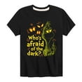thumbnail image 1 of The Grinch - Who's Afraid Of The Dark - Toddler & Youth Short Sleeve Graphic T-Shirt, 1 of 5
