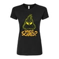 thumbnail image 1 of The Grinch - Who's Scared - Juniors Fitted Graphic T-Shirt, 1 of 5