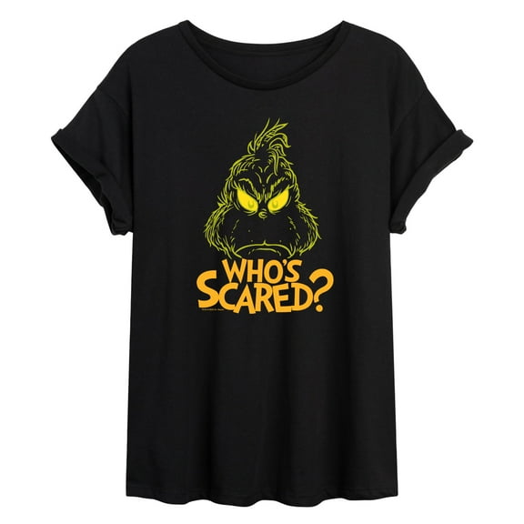 The Grinch - Who's Scared - Women's Oversized T-Shirt