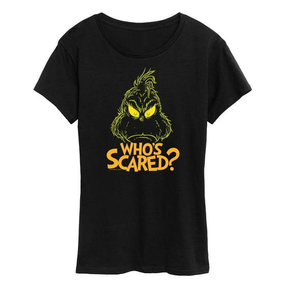The Grinch - Who's Scared - Women's Short Sleeve Graphic T-Shirt