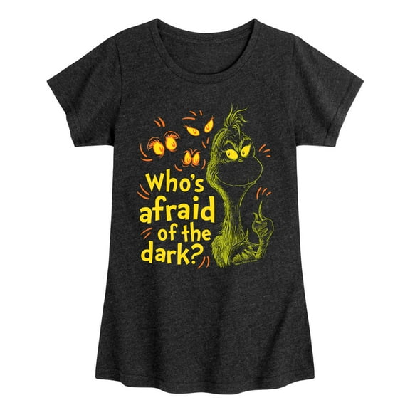 The Grinch - Whos Afraid Of The Dark  - Toddler & Youth Girls Short Sleeve Graphic T-Shirt