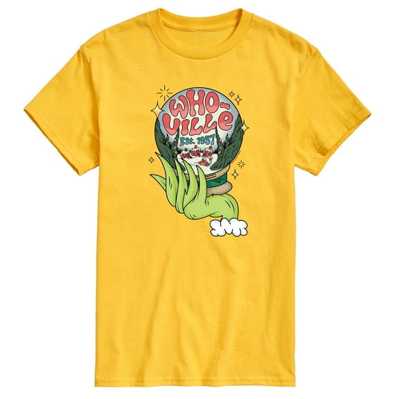 The Grinch - Whoville Globe - Men's Short Sleeve Graphic T-Shirt