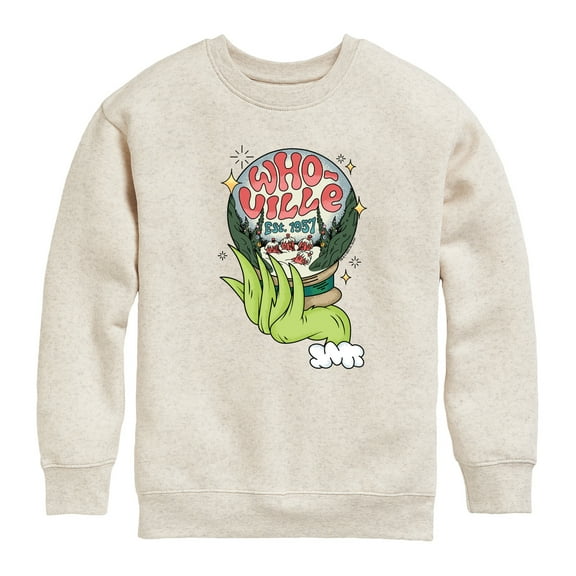 The Grinch - Whoville Globe - Toddler & Youth Crewneck Fleece Sweatshirt