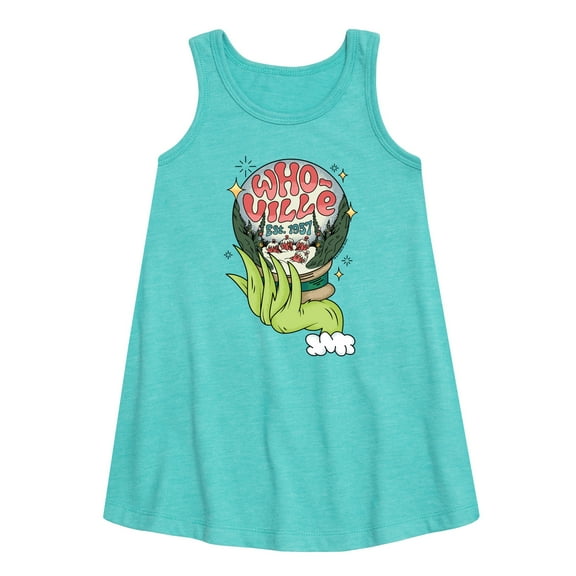 The Grinch - Whoville Globe - Toddler & Youth Girls A-line Dress