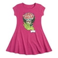 thumbnail image 1 of The Grinch - Whoville Globe - Toddler & Youth Girls Fit & Flare Dress, 1 of 1