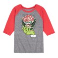 thumbnail image 1 of The Grinch - Whoville Globe - Toddler & Youth Raglan Graphic T-Shirt, 1 of 1