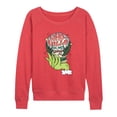 thumbnail image 1 of The Grinch - Whoville Globe - Women's French Terry Long Sleeve Pullover, 1 of 3