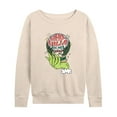 thumbnail image 1 of The Grinch - Whoville Globe - Women's Lightweight French Terry Long Sleeve Shirt, 1 of 4