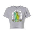 thumbnail image 1 of The Grinch - Whoville Surf Shop - Juniors Cropped Cotton Blend T-Shirt, 1 of 4