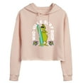 thumbnail image 1 of The Grinch - Whoville Surf Shop - Juniors Cropped Pullover Hoodie, 1 of 4