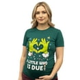thumbnail image 1 of The Grinch, Women's Maternity Graphic T-Shirt, A Little Who Is Due, Sizes XS-XXL, 1 of 7