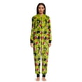 thumbnail image 1 of The Grinch Women's Super Minky Union Suit with Pockets, Sizes XS-3X, 1 of 5
